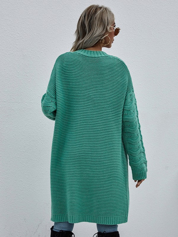 Women's Long Sleeve  Cardigen - Tigbul's Variety Fashion Shop