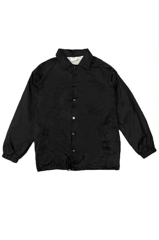 Weiv Men's Casual Windbreaker Coaches Jacket - Tigbul's Variety Fashion Shop