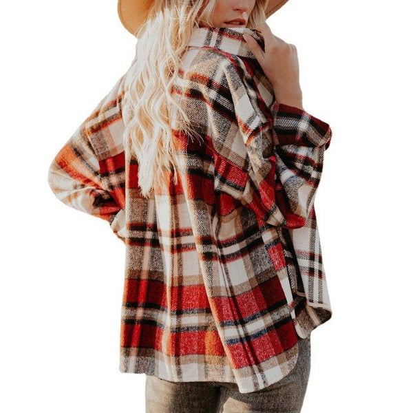 Women's Plaid Shacket - Tigbul's Variety Fashion Shop