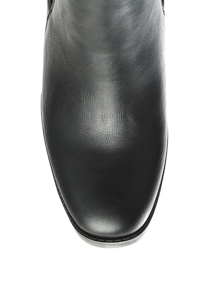 SONIA BLOCK HEELED BOOTS - Tigbul's Variety Fashion Shop