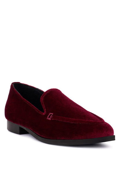 LUXE-LAP Velvet Handcrafted Loafers - Tigbuls Variety Fashion