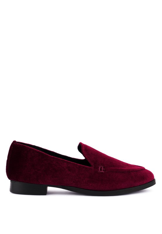 LUXE-LAP Velvet Handcrafted Loafers - Tigbuls Variety Fashion