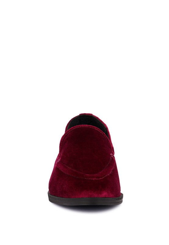 LUXE-LAP Velvet Handcrafted Loafers - Tigbuls Variety Fashion