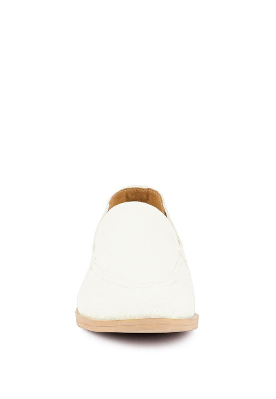 BOUGIE Organic Canvas Loafers - Tigbuls Variety Fashion