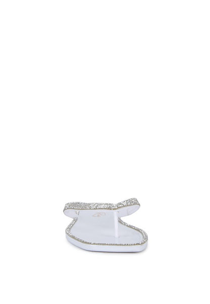 Golightly Diamante Stud Detail Thong Flats - Tigbuls Variety Fashion