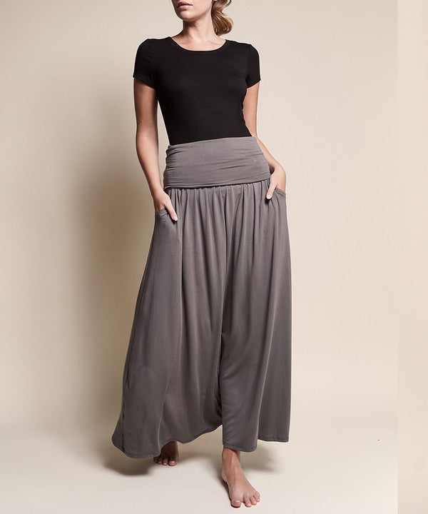 BAMBOO YOGA MAXI SKIRT - Tigbul's Variety Fashion Shop