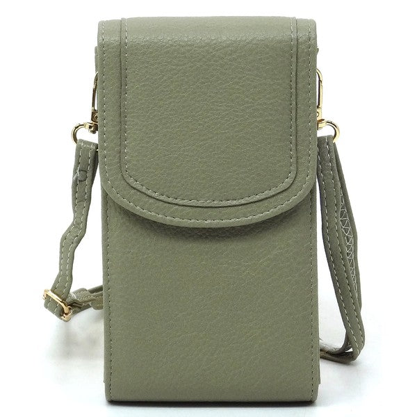 Calin Flap Cell Phone Purse Crossbody Bag - Tigbul's Variety Fashion Shop