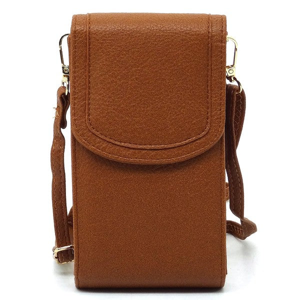Calin Flap Cell Phone Purse Crossbody Bag - Tigbul's Variety Fashion Shop