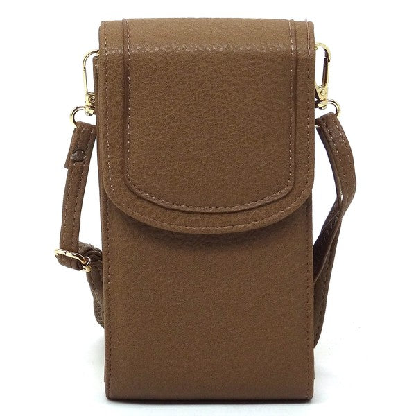 Calin Flap Cell Phone Purse Crossbody Bag - Tigbul's Variety Fashion Shop
