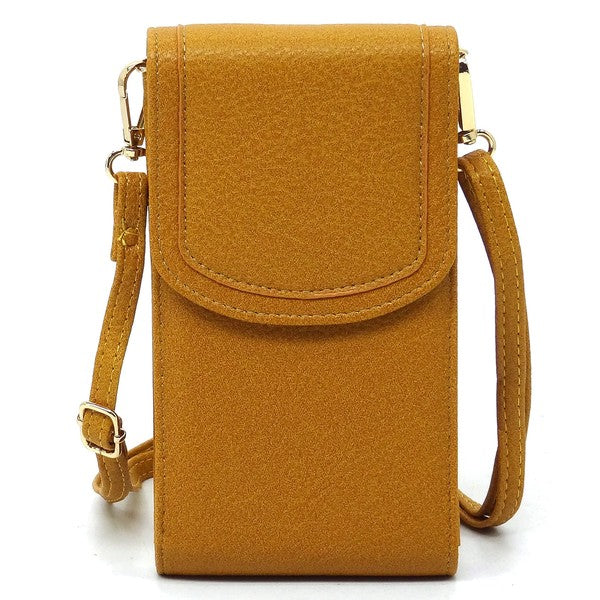 Calin Flap Cell Phone Purse Crossbody Bag - Tigbul's Variety Fashion Shop