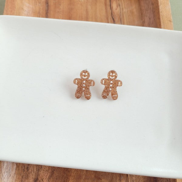 Gingerbread Man Stud - Tigbul's Variety Fashion Shop