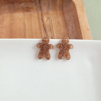 Gingerbread Man Stud - Tigbul's Variety Fashion Shop