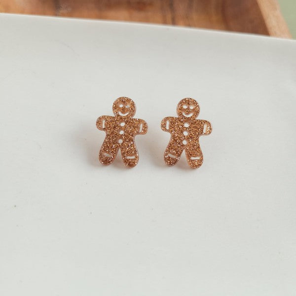 Gingerbread Man Stud - Tigbul's Variety Fashion Shop