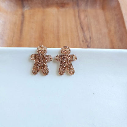 Gingerbread Man Stud - Tigbul's Variety Fashion Shop