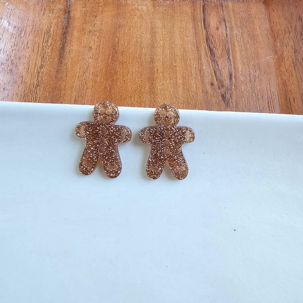 Gingerbread Man Stud - Tigbul's Variety Fashion Shop