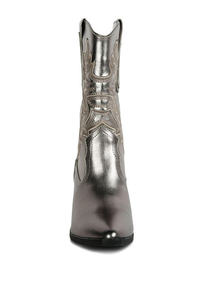 Dixom Western Cowboy Ankle Boot - Tigbuls Variety Fashion