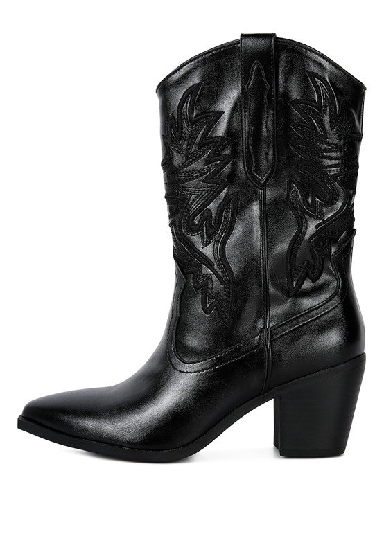 Dixom Western Cowboy Ankle Boot - Tigbuls Variety Fashion