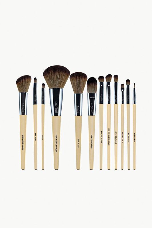 Lafeel Face and Eye Brush Set with Bag - Tigbuls Variety Fashion