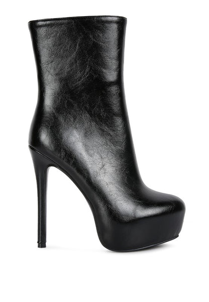 Marsha High Platform Stiletto Ankle Boot - Tigbul's Variety Fashion Shop