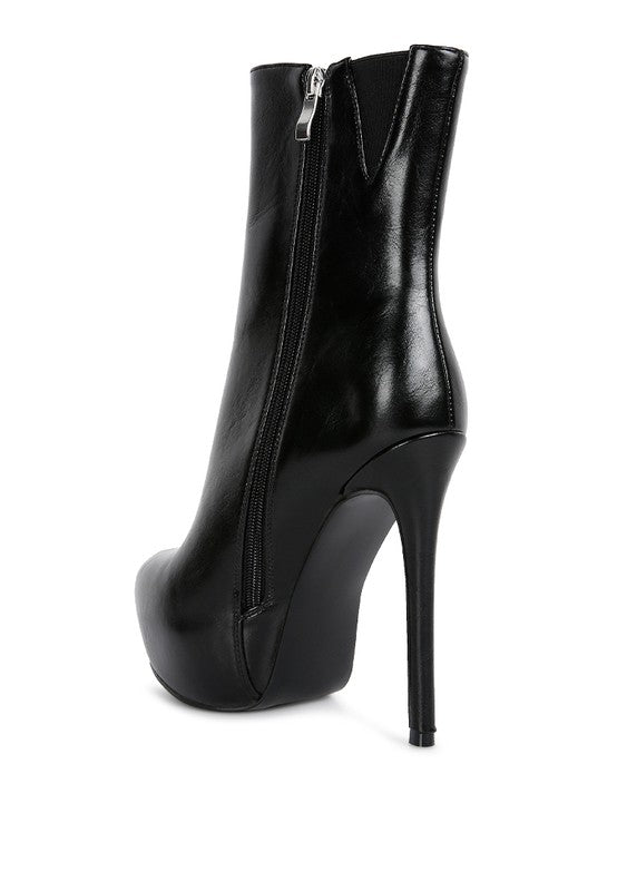 Marsha High Platform Stiletto Ankle Boot - Tigbul's Variety Fashion Shop