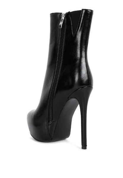 Marsha High Platform Stiletto Ankle Boot - Tigbul's Variety Fashion Shop