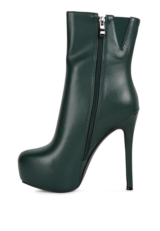 Marsha High Platform Stiletto Ankle Boot - Tigbul's Variety Fashion Shop