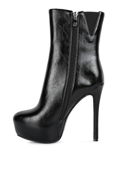 Marsha High Platform Stiletto Ankle Boot - Tigbul's Variety Fashion Shop