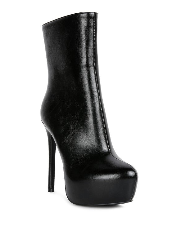 Marsha High Platform Stiletto Ankle Boot - Tigbul's Variety Fashion Shop
