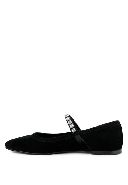 ASSISI Fine Suede MaryJane Ballet Flats - Tigbuls Variety Fashion