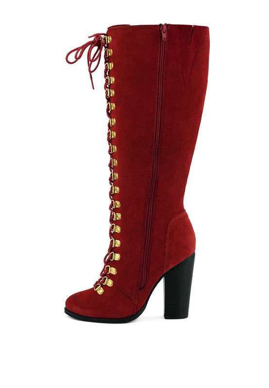 Street-Slay Antique Heeled Calf Boot - Tigbuls Variety Fashion