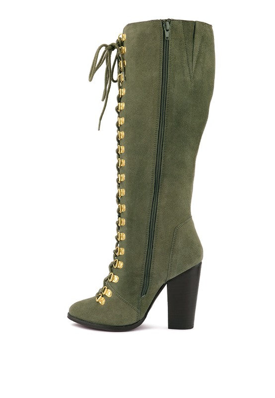 Street-Slay Antique Heeled Calf Boot - Tigbuls Variety Fashion