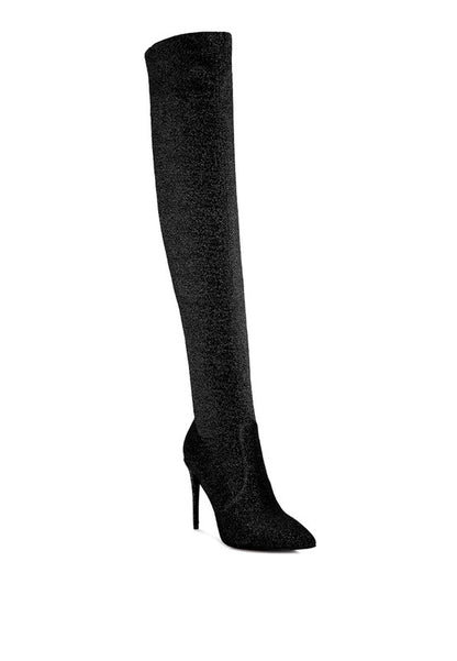 Tigerlily High Heel Knitted Long Boots - Tigbuls Variety Fashion