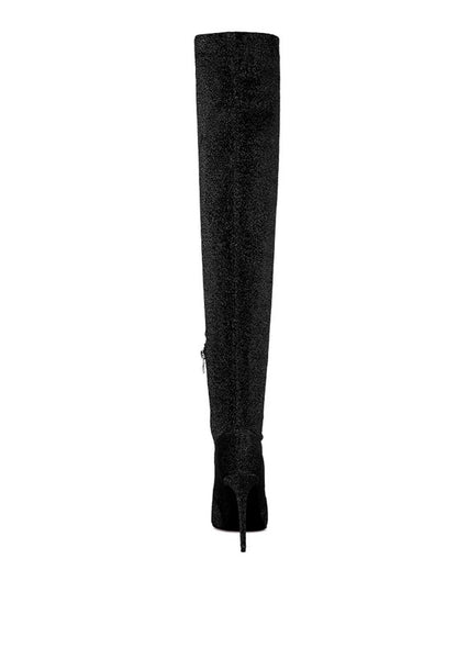 Tigerlily High Heel Knitted Long Boots - Tigbuls Variety Fashion