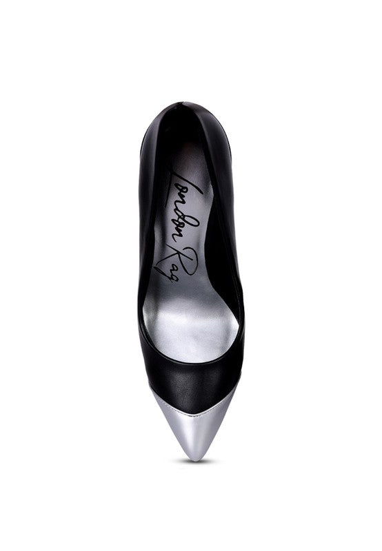 Cidra Silver Dip Stiletto Heels - Tigbuls Variety Fashion