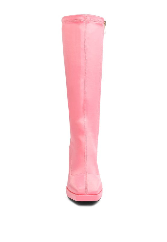 PRESTO Stretchable Satin Long Boot - Tigbuls Variety Fashion