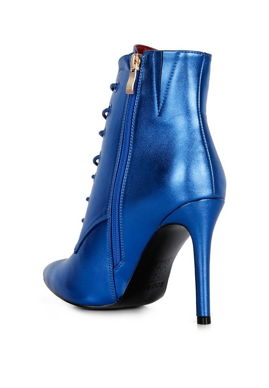 PIET Metallic Stiletto Ankle Boot - Tigbuls Variety Fashion