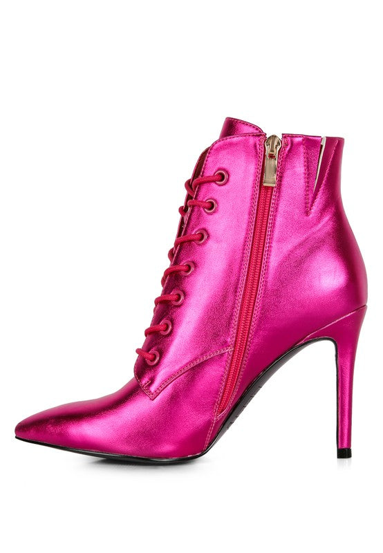 PIET Metallic Stiletto Ankle Boot - Tigbuls Variety Fashion