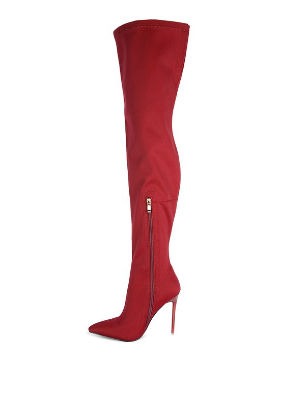 No Calm Superstretch Stiletto Long Boot - Tigbuls Variety Fashion