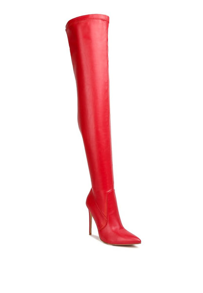 Gush Over Knee High Heel Boots - Tigbuls Variety Fashion