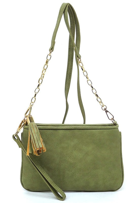 Calin Crossbody Bag Clutch Wristlet - Tigbul's Variety Fashion Shop