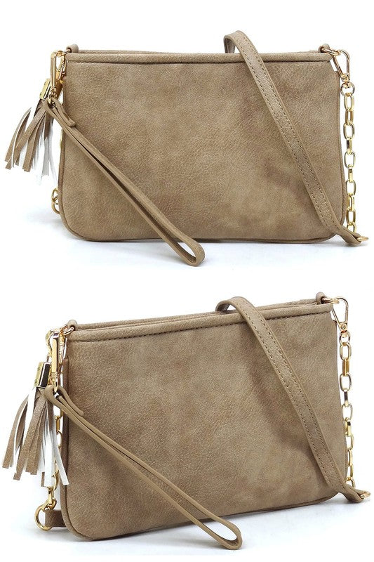 Calin Crossbody Bag Clutch Wristlet - Tigbul's Variety Fashion Shop