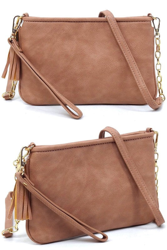 Calin Crossbody Bag Clutch Wristlet - Tigbul's Variety Fashion Shop