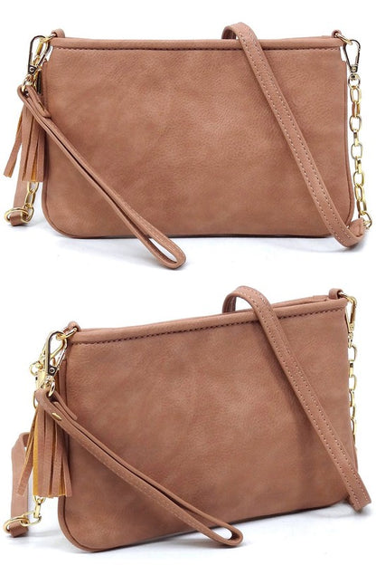 Calin Crossbody Bag Clutch Wristlet - Tigbul's Variety Fashion Shop