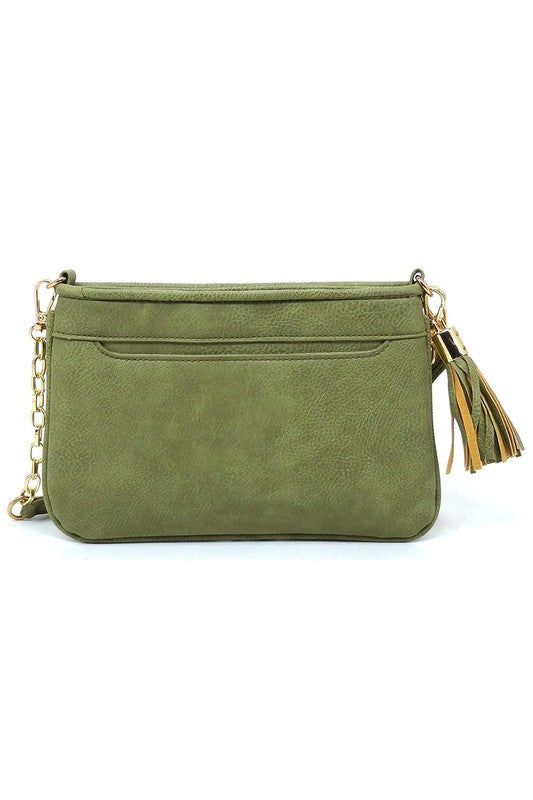 Calin Crossbody Bag Clutch Wristlet - Tigbul's Variety Fashion Shop