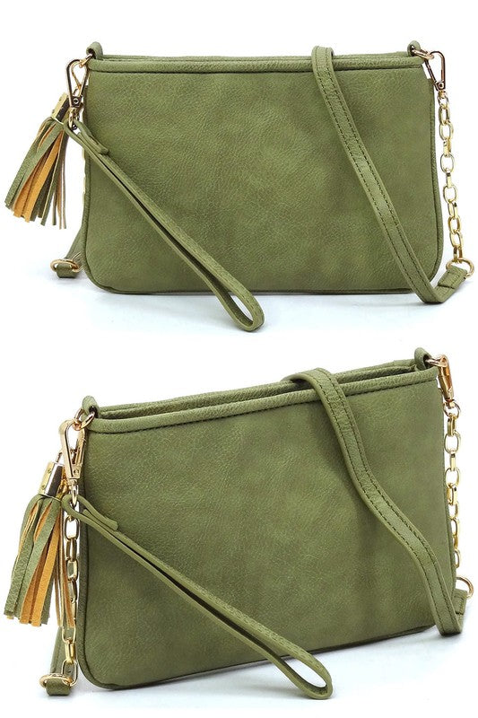 Calin Crossbody Bag Clutch Wristlet - Tigbul's Variety Fashion Shop