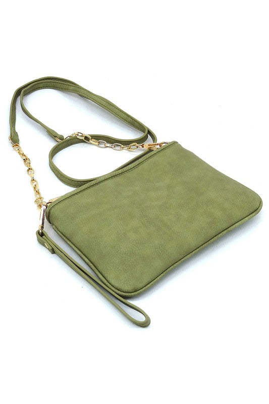 Calin Crossbody Bag Clutch Wristlet - Tigbul's Variety Fashion Shop