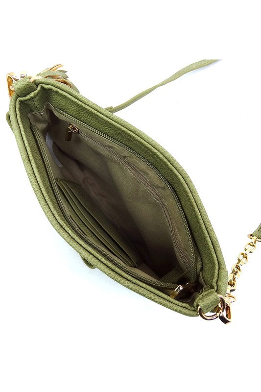 Calin Crossbody Bag Clutch Wristlet - Tigbul's Variety Fashion Shop