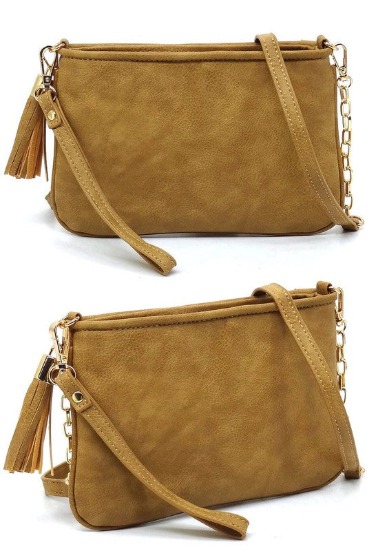 Calin Crossbody Bag Clutch Wristlet - Tigbul's Variety Fashion Shop