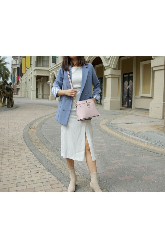 MKF Collection Kelis Solid Crossbody bag by Mia K - Tigbul's Variety Fashion Shop