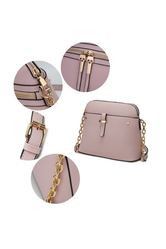 MKF Collection Kelis Solid Crossbody bag by Mia K - Tigbul's Variety Fashion Shop